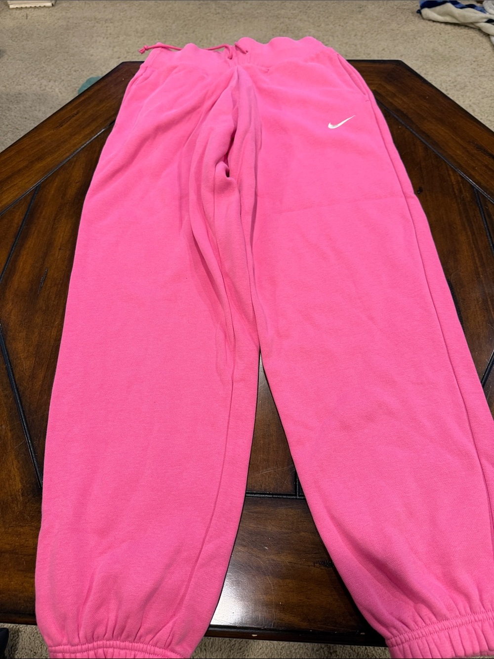 Nike Bright Pink Fleece Joggers for Women